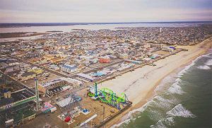 Arial view of Real Estate Seaside Park NJ